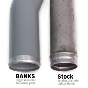 Dodge Ram Boost Tube System - Banks Power - High Flow with Silicone Couplers - Red - `07-`09